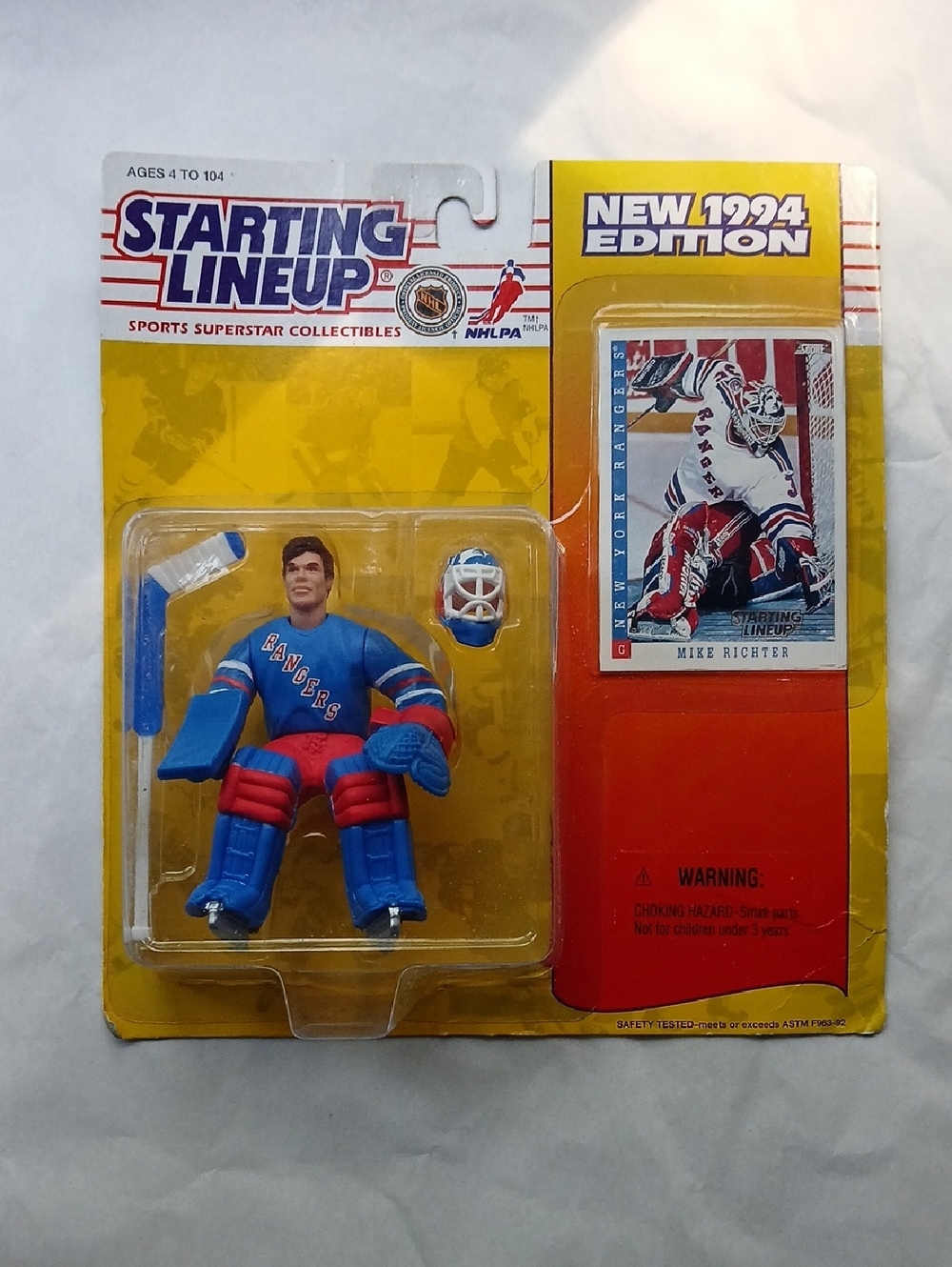 🍊3/$15🍊 Starting Lineup 1994 Mike Richter Collectible